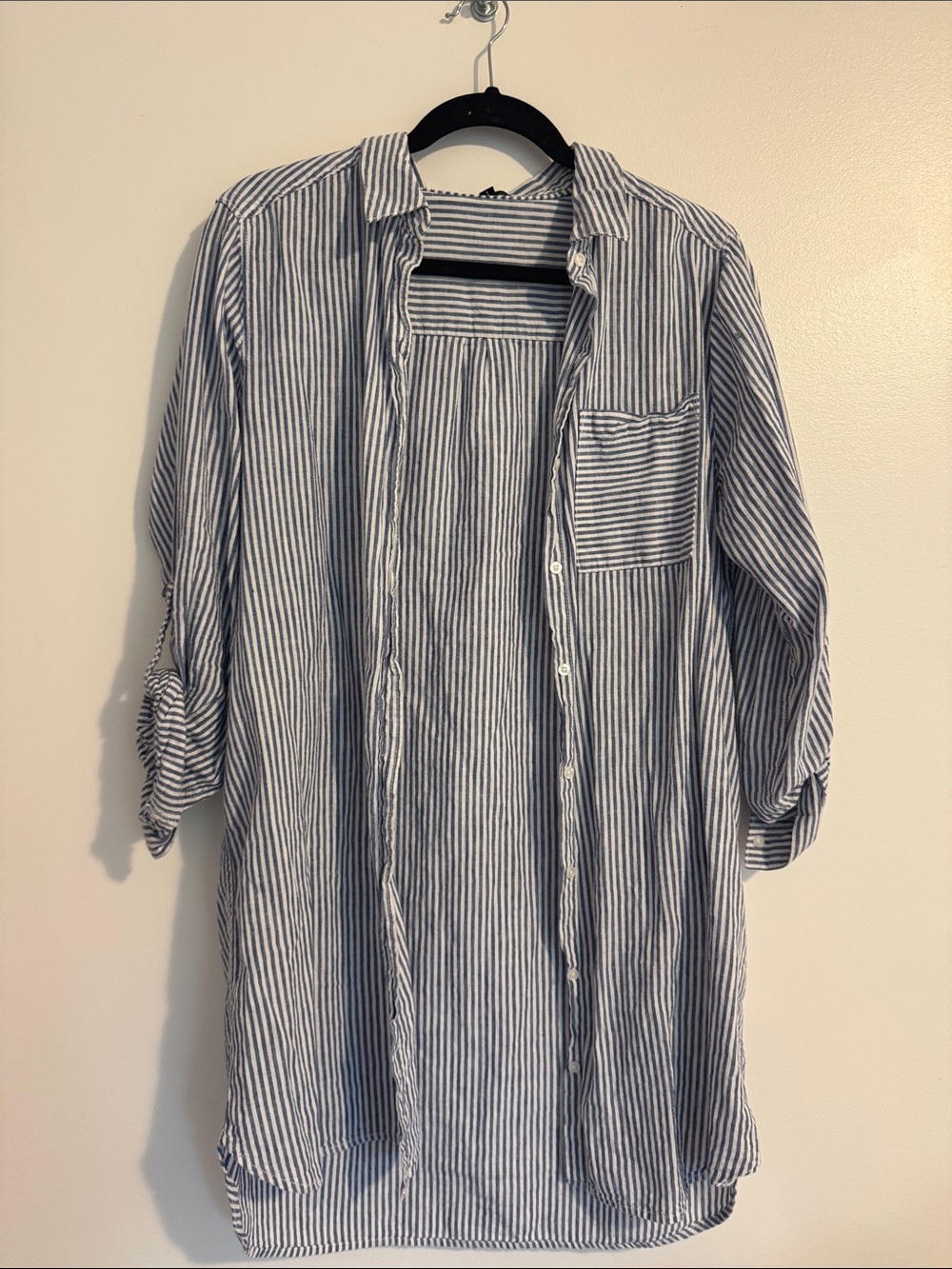 Velvet Heart Blue & White Striped Shirt